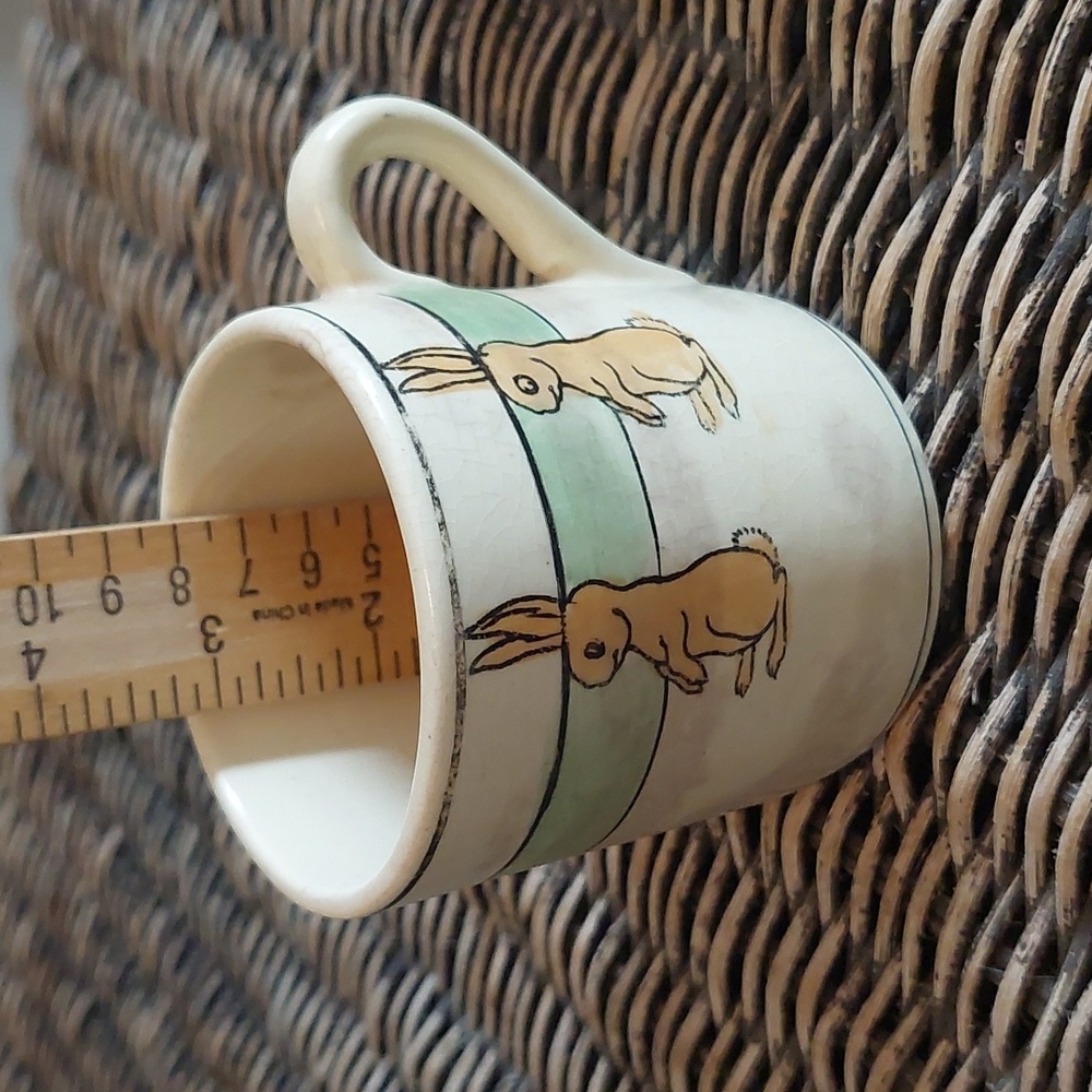 Vintage Bunny Baby Mug & Sauce Dish - Picture 11 of 16